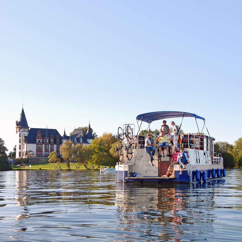 Houseboat Castle Klink, Müritz